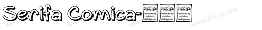 Serifa Comica字体转换
